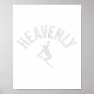 Ski Hemels Vintage Californië Skiën Cool Cali S Poster
