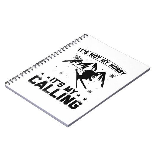 Ski Hobby | wintersportskiezen winterscheermessen Notitieboek (Linkerzijde)