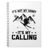 Ski Hobby | wintersportskiezen winterscheermessen Notitieboek (Voorkant)