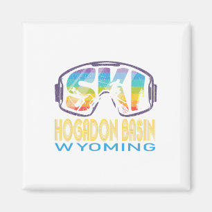 Ski Hogadon Sin Wyoming Skivakantie Magneet