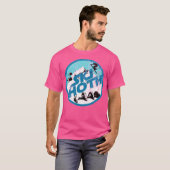 Ski Hoth - Blauwe ski T-shirt (Voorkant volledig)