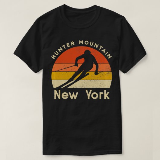 Ski Hunter Mountain New York T-shirt (Design voorkant)