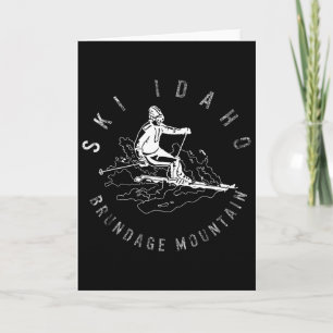 Ski Idaho Brundage Mountain Skien Snowboarden Berg Kaart