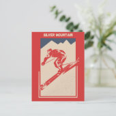 Ski Idaho Resort Silver Mountain Briefkaart (Staand voorkant)