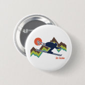 Ski Idaho Ronde Button 5,7 Cm (Voorkant /achterkant)