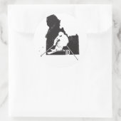 Ski Idaho Ronde Sticker (Tas)