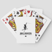 Ski Idiot Logo Pokerkaarten (Achterkant)