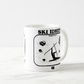 Ski Idioten Koffie Mok (Voorkant rechts)