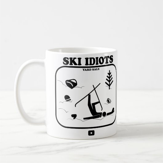 Ski Idioten Koffie Mok (Links)