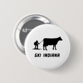 Ski Indiana Ronde Button 5,7 Cm (Voorkant /achterkant)