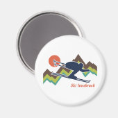 Ski Innsbruck Magneet (Voorkant / Achterkant)