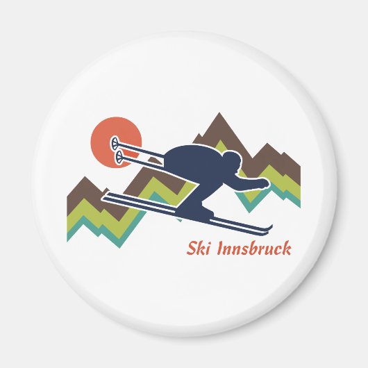 Ski Innsbruck Magneet (Voorkant)