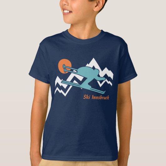 Ski Innsbruck T-shirt (Voorkant)