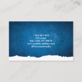 Ski-instructeur Visitekaartje (Achterkant)