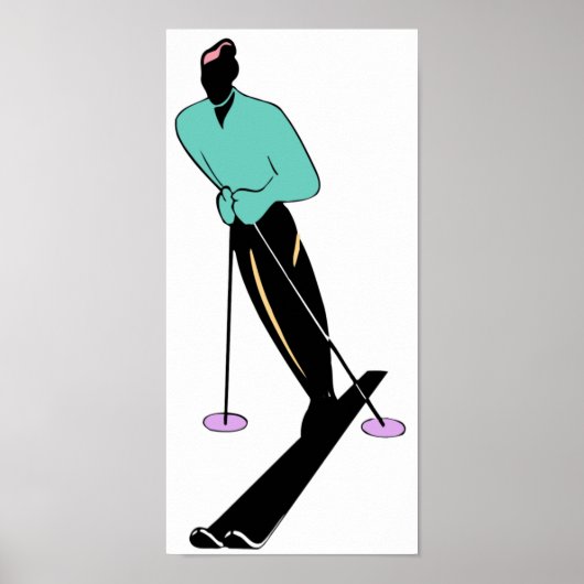 SKI INSTRUCTOR POSTER (Voorkant)
