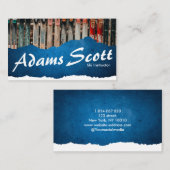 Ski Instructor Visitekaartje (Voorkant / Achterkant)