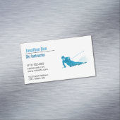 Ski Instructor Visitekaartje Magnetisch Visitekaartje (Voorbeeld)