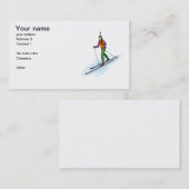 Ski Instructors Visitekaartje (Voorkant / Achterkant)
