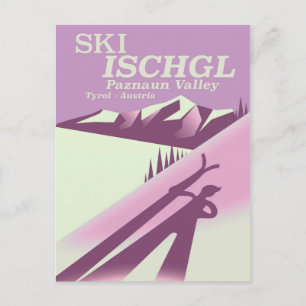 Ski Ischgl,Paznaunvallei Tirol Briefkaart