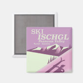 Ski Ischgl,Paznaunvallei Tirol Magneet (Voorkant / Achterkant)