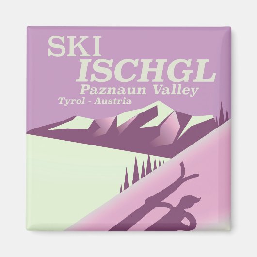 Ski Ischgl,Paznaunvallei Tirol Magneet (Voorkant)