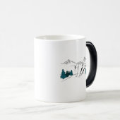 Ski je later de scènewinter magische mok (Voorkant rechts)