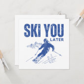 Ski je later kaart (Voorkant / Achterkant in situ)