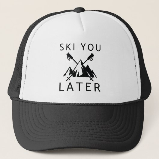 Ski je later trucker pet (Voorkant)