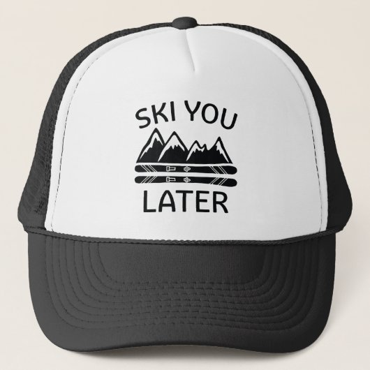 Ski je later trucker pet (Voorkant)
