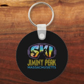 Ski Jiminy Peak Machusetts Ski Vakantie Sleutelhanger (Voorkant)