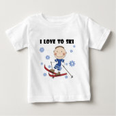 Ski - Jongen T-shirts en cadeautjes (Voorkant)