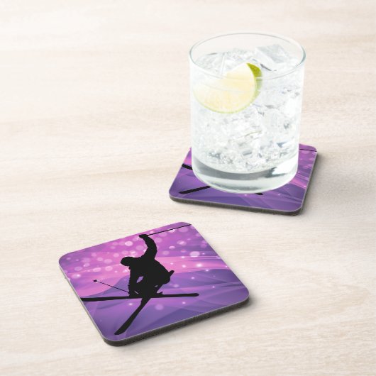 Ski Jump Bier Onderzetter (Rechterzijde)