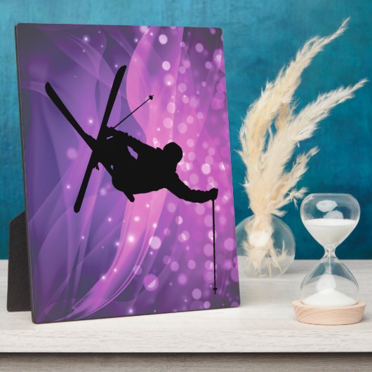 Ski Jump Fotoplaat (Zijkant)