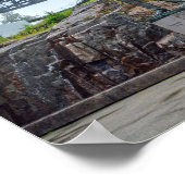 Ski Jump in Oslo, Noorwegen Poster (Hoek)