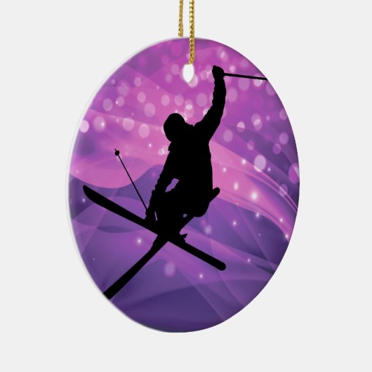 Ski Jump Keramisch Ornament (Rechts)