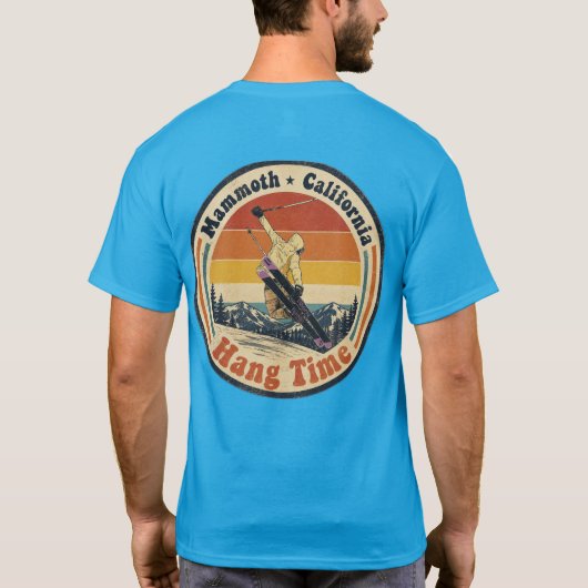 Ski Jump Mammoth Hangtijd T-shirt (Achterkant)