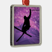 Ski Jump Metalen Ornament (Rechts)