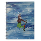 Ski Jump Notebook Notitieboek (Voorkant)