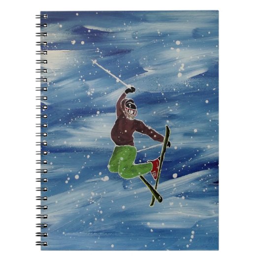 Ski Jump Notebook Notitieboek (Voorkant)