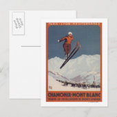 Ski Jump - PLM Olympic Promo Poster Briefkaart (Voorkant / Achterkant)