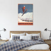 Ski Jump - PLM Olympic Promo Poster Canvas Afdruk (Insitu (Slaapkamer))