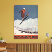 Ski Jump - PLM Olympic Promo Poster Canvas Afdruk (Insitu (Woonkamer))
