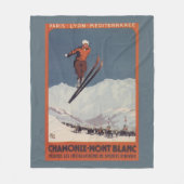 Ski Jump - PLM Olympic Promo Poster Fleece Deken (Voorkant)