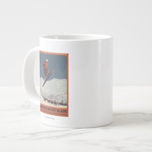 Ski Jump - PLM Olympic Promo Poster Grote Koffiekop (Links)