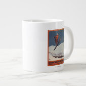 Ski Jump - PLM Olympic Promo Poster Grote Koffiekop (Voorkant rechts)