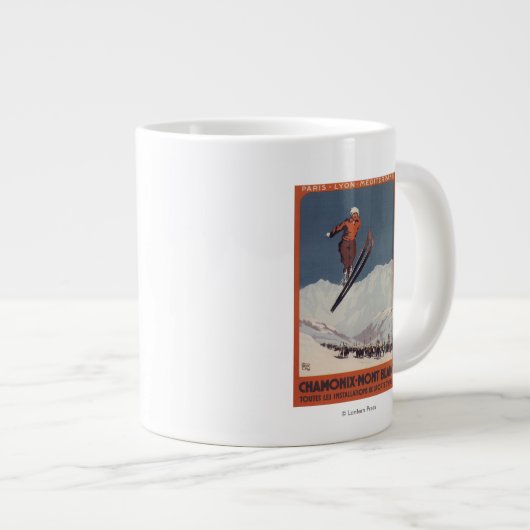Ski Jump - PLM Olympic Promo Poster Grote Koffiekop (Voorkant rechts)