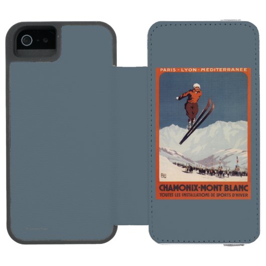 Ski Jump - PLM Olympic Promo Poster Incipio iPhone Portemonnee Hoesje (Agenda Open)