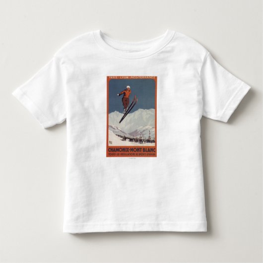Ski Jump - PLM Olympic Promo Poster Kinder Shirts (Voorkant)