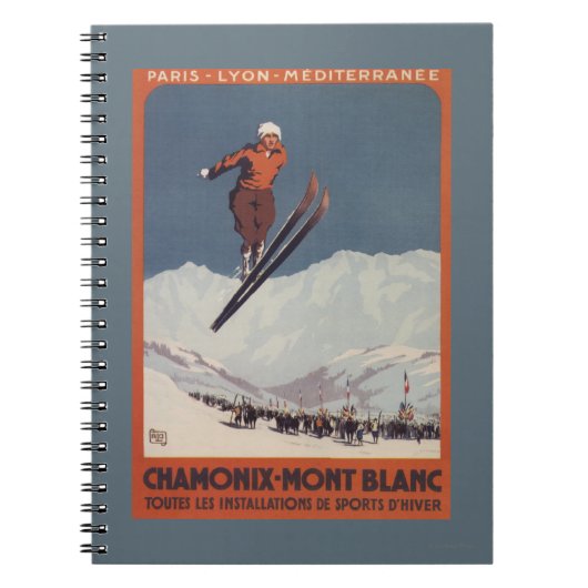 Ski Jump - PLM Olympic Promo Poster Notitieboek (Voorkant)