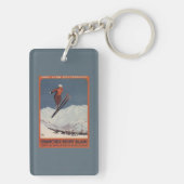 Ski Jump - PLM Olympic Promo Poster Sleutelhanger (achterkant)